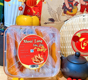 Khoai Lang Sấy Dẻo 500g - Hộp Chữ Nhật