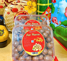 Hạt Macca Tây Nguyên 550g - Hộp Chữ Nhật