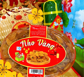 Nho Vàng 500g - Hộp Ovan