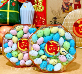 Kẹo Trứng Socola 300g - Hộp Bát Giác