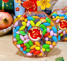 Kẹo Nhộng Socola 300g - Hộp bát giác