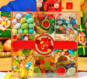 SET Kẹo Cửu Vị 800g - Hộp Ngôi Sao Lớn