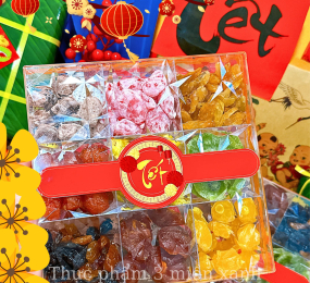 SET Mứt Cửu Vị 700g - Hộp Ngôi Sao Lớn