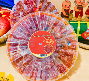 SET Trái Cây Chanh Muối Tam Vị 400g - Hộp Sun Khía 3 Ngăn