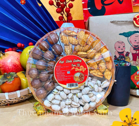 SET Hạt Dinh Dưỡng Tam Vị 350g - Hộp Sun Khía 3 Ngăn