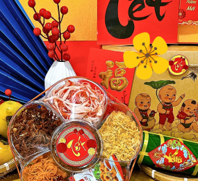 SET Khô Lục Vị 500g - Hộp Bông Mai