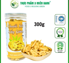 Chuối Sứ Sấy Giòn