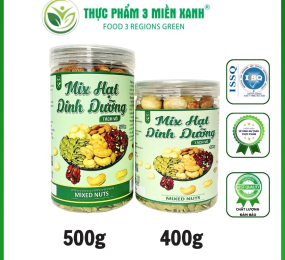 Hạt 5 Vị Tách Vỏ ( Macca, hạt điều, óc chó, hạnh nhân, bí xanh )