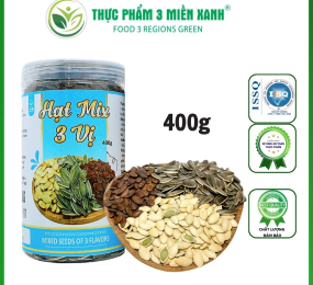 Hạt Mix 3 Vị ( Hạt dưa, Hạt hướng dương, Hạt bí trắng )