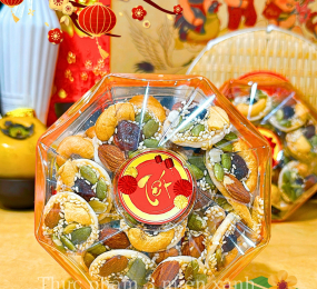 Bánh Đồng Tiền Việt Quất 170g - Hộp Bát Giác