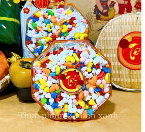 Kẹo Ngũ Sắc 300g - Hộp Bát Giác