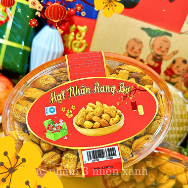 Hạnh Nhân Rang Bơ 350g - Hộp Ovan