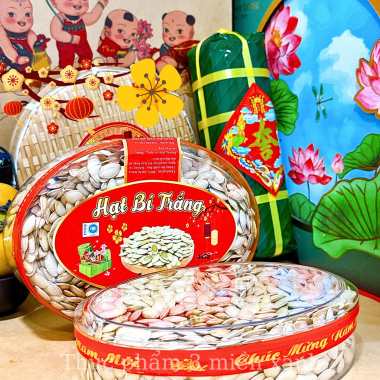 Hạt Bí Trắng 400g - Hộp Ovan
