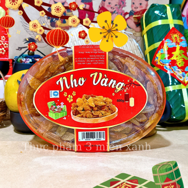 Nho Vàng 500g - Hộp Ovan