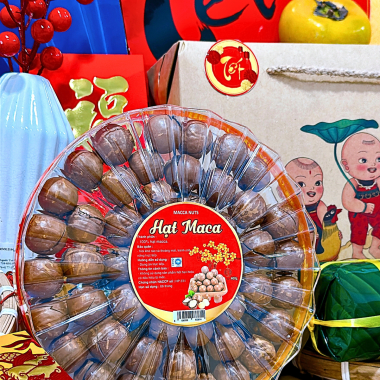 Hạt Macca Tây Nguyên 400g - Hộp Sun Khía