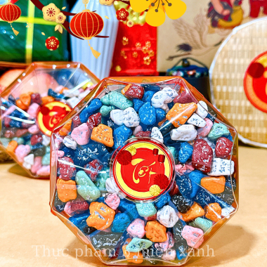 Kẹo Sỏi Đá Socola 300g - Hộp bát giác