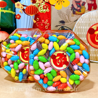 Kẹo Nhộng Socola 300g - Hộp bát giác
