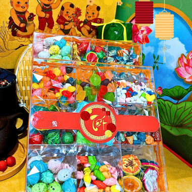 SET Kẹo Cửu Vị 800g - Hộp Ngôi Sao Lớn