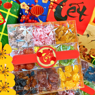 SET Mứt Cửu Vị 700g - Hộp Ngôi Sao Lớn