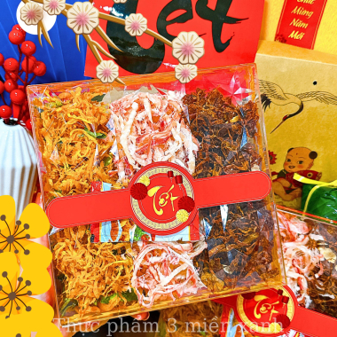 SET Khô Tam Vị 450g - Hộp Ngôi Sao Lớn
