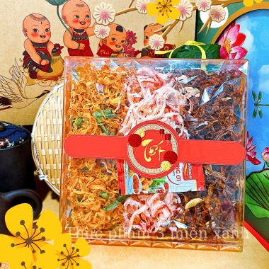 SET Khô Tam Vị 450g - Hộp Ngôi Sao Lớn