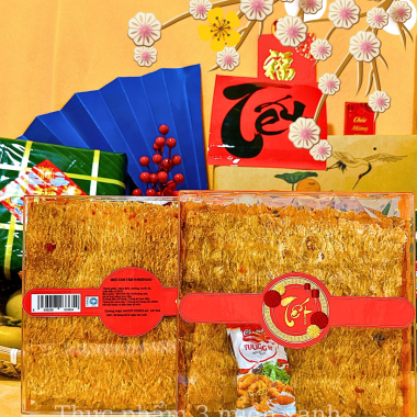 Mực Cán Tẩm Vị 400g - Hộp Ngôi Sao Lớn