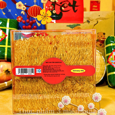Mực Cán Tẩm Vị 400g - Hộp Ngôi Sao Lớn