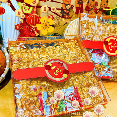 Mực Cán Tẩm Vị 400g - Hộp Ngôi Sao Lớn