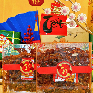 Khô Bò Xé Sợi Đặc Biệt 450g - Hộp Ngôi Sao Lớn