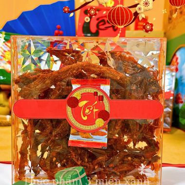 Khô Bò Xé Sợi Đặc Biệt 450g - Hộp Ngôi Sao Lớn
