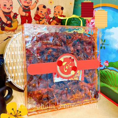 Khô Bò Xé Sợi Đặc Biệt 450g - Hộp Ngôi Sao Lớn