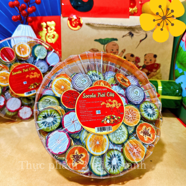 Socola Trái Cây 3D 500g - Hộp Sun Khía