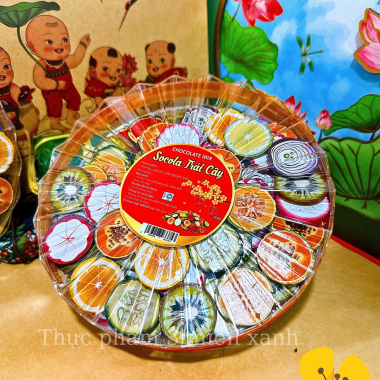 Socola Trái Cây 3D 500g - Hộp Sun Khía