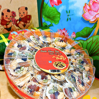 Bánh Đồng Tiền Việt Quất 350g - Hộp Sun Khía