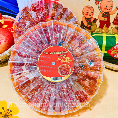 SET Trái Cây Chanh Muối Tam Vị 400g - Hộp Sun Khía 3 Ngăn