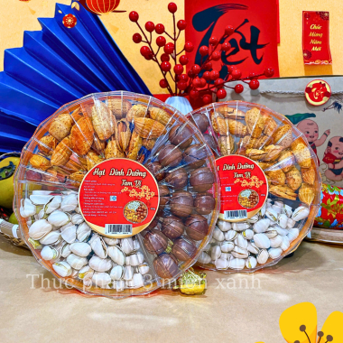 SET Hạt Dinh Dưỡng Tam Vị 350g - Hộp Sun Khía 3 Ngăn