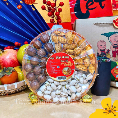 SET Hạt Dinh Dưỡng Tam Vị 350g - Hộp Sun Khía 3 Ngăn