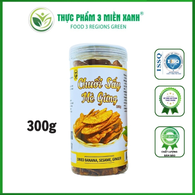 Chuối Mè Sấy Gừng