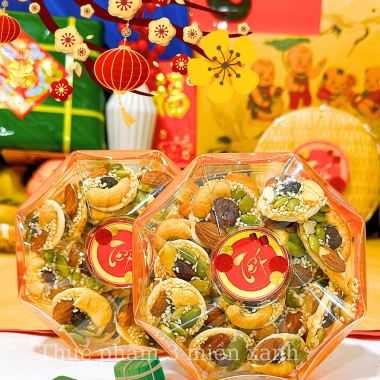 Bánh Đồng Tiền Việt Quất 170g - Hộp Bát Giác